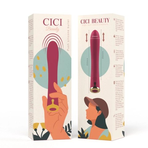 Cici Beauty Ultra Power - kompaktowy pocisk silikonowy, 4 tryby, USB, IPX6