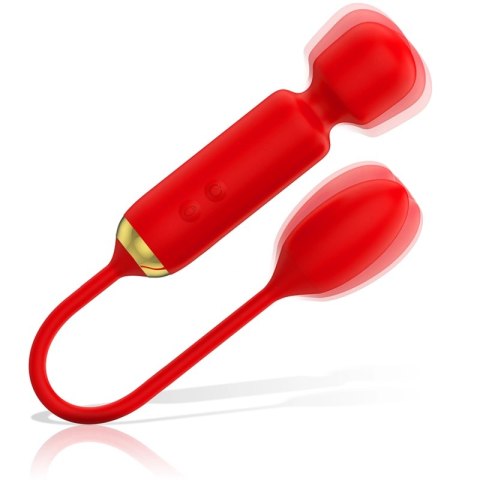 MIA Toscana Zestaw Masażerow - Podwojna Rożdżka + Jajeczko Wibrujące