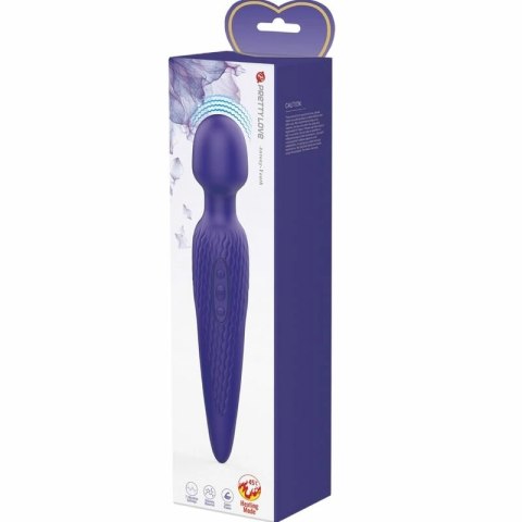 Pretty Love Antony masażer ciała fioletowy, z funkcją podgrzewania 48°C