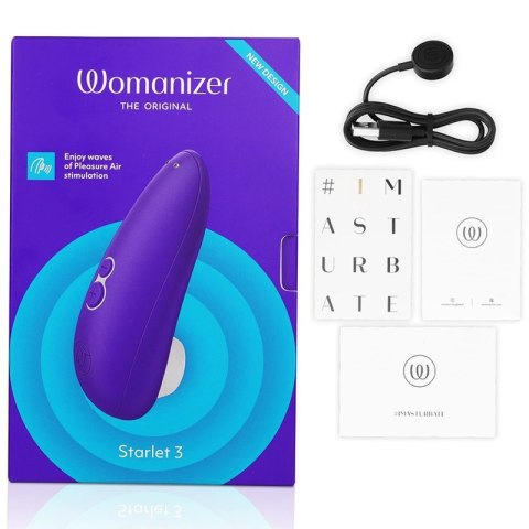 Womanizer Starlet 3 Indigo - Kompaktowy model z technologią powietrza IPX7