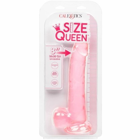 CalExotics Size Queen 20,3 cm rożowy - model z przyssawką TPR