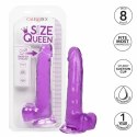 CalExotics Size Queen Violet 20,3 cm - model anatomiczny z przyssawką
