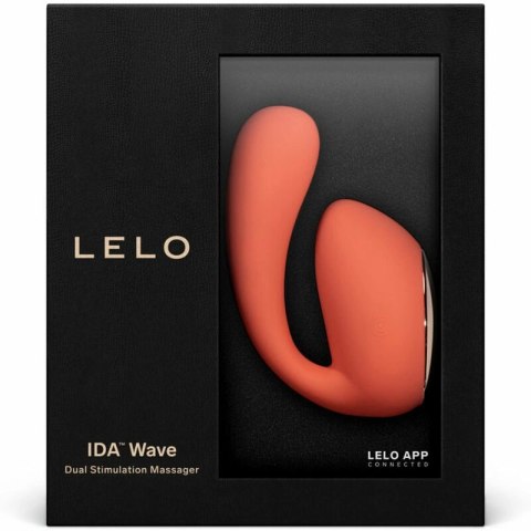 LELO IDA Wave Coral - Masażer dla par, sterowanie aplikacją, 10 trybow