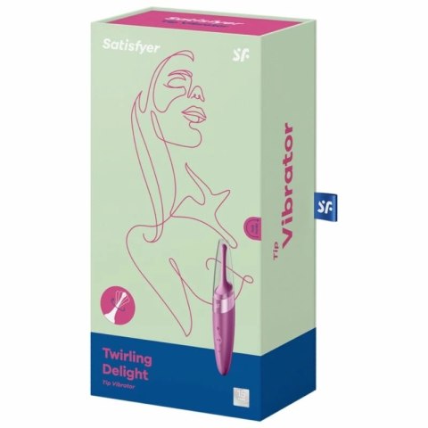 Satisfyer Twirling Delight Fioletowy - Precyzyjny Wibrator Punktowy IPX7