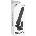 BASECOCK Model Black 19.5 cm - Wibrator z Pilotem Przewodowym TPE