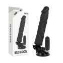BASECOCK Wibrator Czarny 21 cm Pilot Przewodowy Elastyczny TPE
