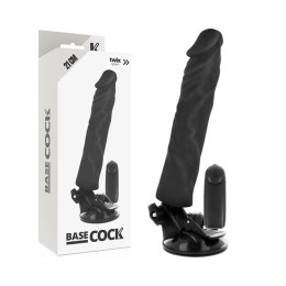 BASECOCK Wibrator Czarny 21 cm Pilot Przewodowy Elastyczny TPE