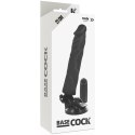 BASECOCK Wibrator Czarny 21 cm Pilot Przewodowy Elastyczny TPE