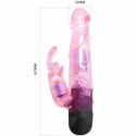 Baile Rabbit Vibrator Model Pink - wielofunkcyjny silikonowy, 10 trybow