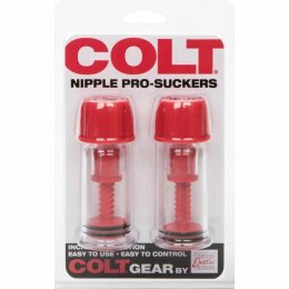 CalExotics Colt Nipple Prosuckers czerwone bańki podciśnieniowe 2 szt.