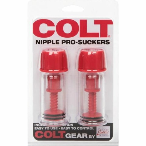 CalExotics Colt Nipple Prosuckers czerwone bańki podciśnieniowe 2 szt.