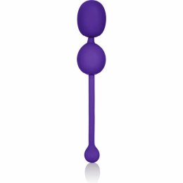 CalExotics Double Kegel Balls Purple - silikonowe kulki z akumulatorem