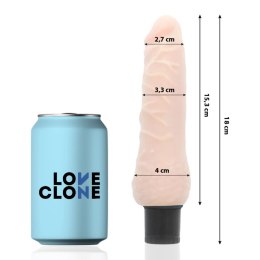 LoveClone Sven 18.5 cm - samosmarujący model wibracyjny, silikonowy