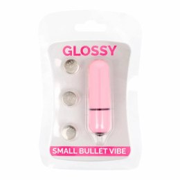 Glossy Brilliant Mini Wibrator Bullet Rożowy, wodoodporny, 58mm
