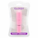 Glossy Brilliant model Deep Rose - kompaktowy wibrator wodoodporny ABS