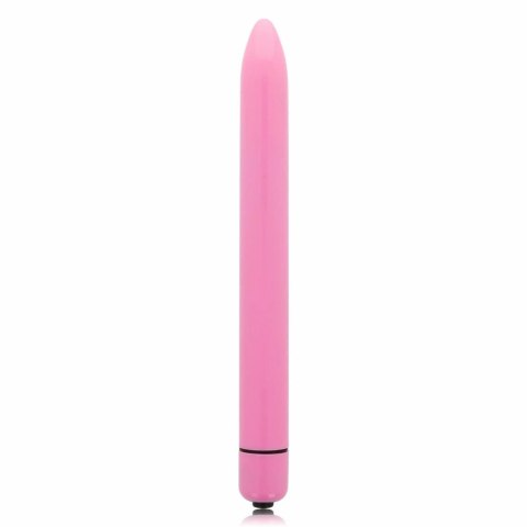 Glossy Slim Vibrator Deep Rose - precyzyjny model wodoodporny ABS 165 mm