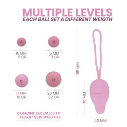 Intimichic Pelvis Health I 2.0 - Zestaw do ćwiczeń mięśni dna miednicy, silikon