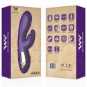 Womanvibe Viora silikonowy model ładowany USB Gold Lilac 19,5 cm