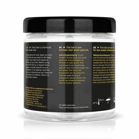 BUTTR Transparent Gel na bazie wody 500 ml - formuła nieklejąca