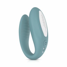 Bloom Jasmine C-Shape Zielony - Wibrator z technologią Swipe, silikonowy