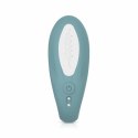 Bloom Jasmine C-Shape Zielony - Wibrator z technologią Swipe, silikonowy