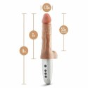 Blush Novelties Dr. Hammer model z funkcją ruchu i podgrzewania, beżowy 17,7 cm