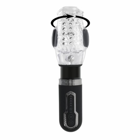 Evolved Novelties Thrill Ride Black - Automatyczna maszyna intymna 3w1