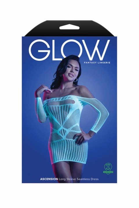 Fantasy Lingerie Ascension sukienka biała z długim rękawem S/M