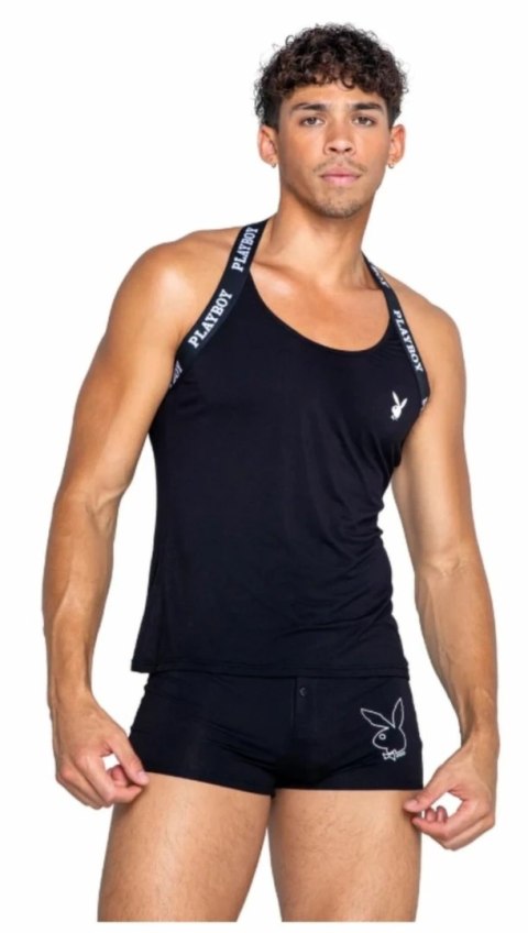 Playboy Mens Tuxedo Modal Boxer Black - Stylowe Bokserki Męskie