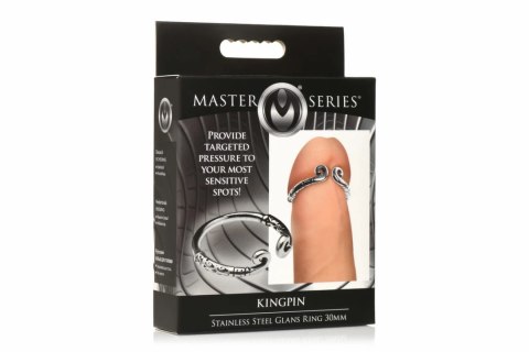 XR Brands Stalowy Pierścień Model Glans Ring Silver 30 mm