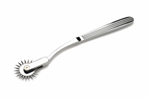 XR Brands Wartenberg Wheel Silver - precyzyjne narzędzie do stymulacji skory