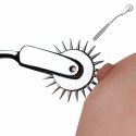 XR Brands Wartenberg Wheel Silver - precyzyjne narzędzie do stymulacji skory