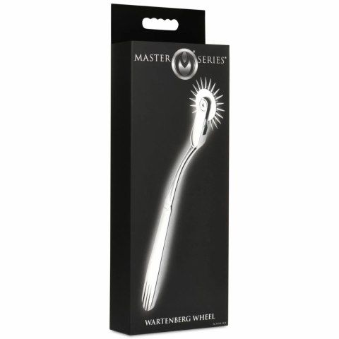 XR Brands Wartenberg Wheel Silver - precyzyjne narzędzie do stymulacji skory