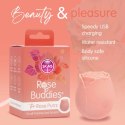 Skins Rose Buddies The Rose Purrz - wibrujący model silikonowy USB rożowy