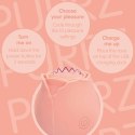 Skins Rose Buddies The Rose Purrz - wibrujący model silikonowy USB rożowy