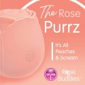 Skins Rose Buddies The Rose Purrz - wibrujący model silikonowy USB rożowy