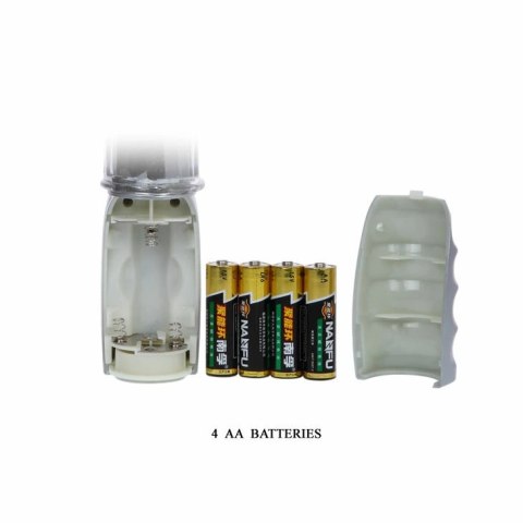 Baile Amour Rakiet Rotator 26,5 cm TPR przezroczysty, 28 trybow pracy