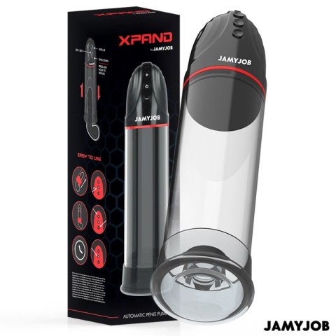 JAMYJOB XPAND Szara Maszyna Intymna Automatyczna 3 Tryby USB 30cm