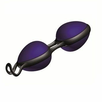 Joydivision Joyballs kulki treningowe czarno-niebieskie Silikomed 10cm