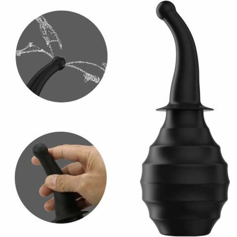 MR PLAY BLKM6 - Prysznic higieniczny czarny, duża pojemność, elastyczna dysza