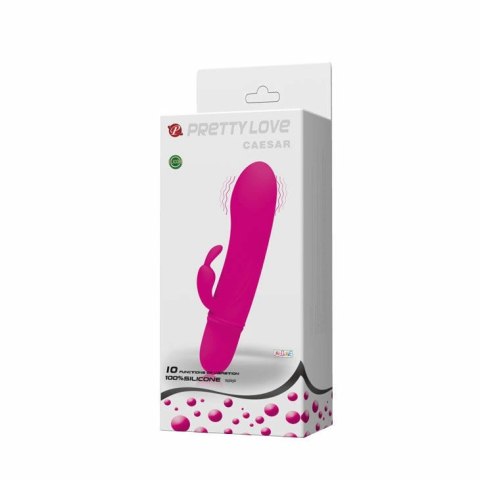 Pretty Love Caesar Liliowy Model z Podwojnym Systemem Wibracji 12,7 cm