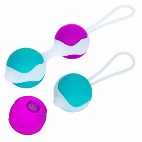 Pretty Love Orgasmic Ball Deluxe - zestaw kulek treningowych 30/40g silikon