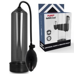 Pump Addicted RX3 Czarny - System Powiększający z Wibracjami 23 cm