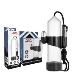 Pump Addicted RX5 przezroczysty system prożniowy z wibracją 23 cm