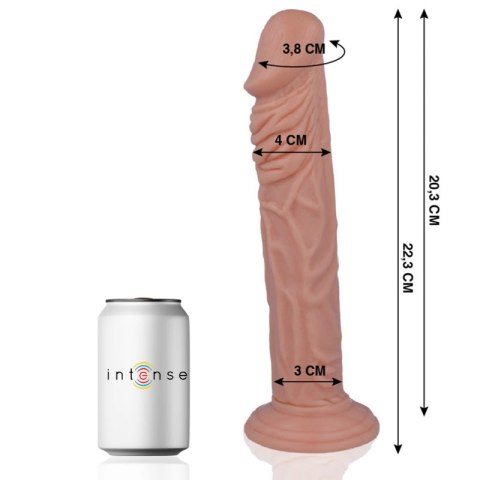 Mr Intense Model 27 - Anatomiczny System 22,3 cm z Przyssawką, Naturalny