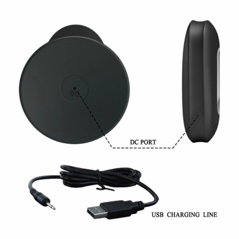 Mr. Play Wibrujący Korek Intymny 12 Trybow Czarny Pilot USB Silikon