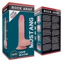 RockArmy Mustang Model Premium z płynnego silikonu 18 cm, podstawa z przyssawką