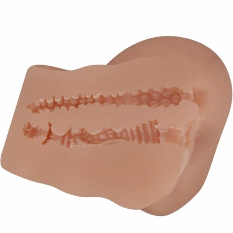 Crazy Bull Hailey Model Intymny z funkcją wibracji, podwojny otwor, sterowanie pilotem, kolor mulatka