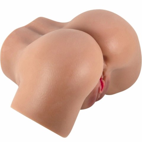 Crazy Bull Hailey Model Intymny z funkcją wibracji, podwojny otwor, sterowanie pilotem, kolor mulatka