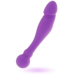Intense Double Silicone Model Liliowy 18 cm - Elastyczny dwustronny system